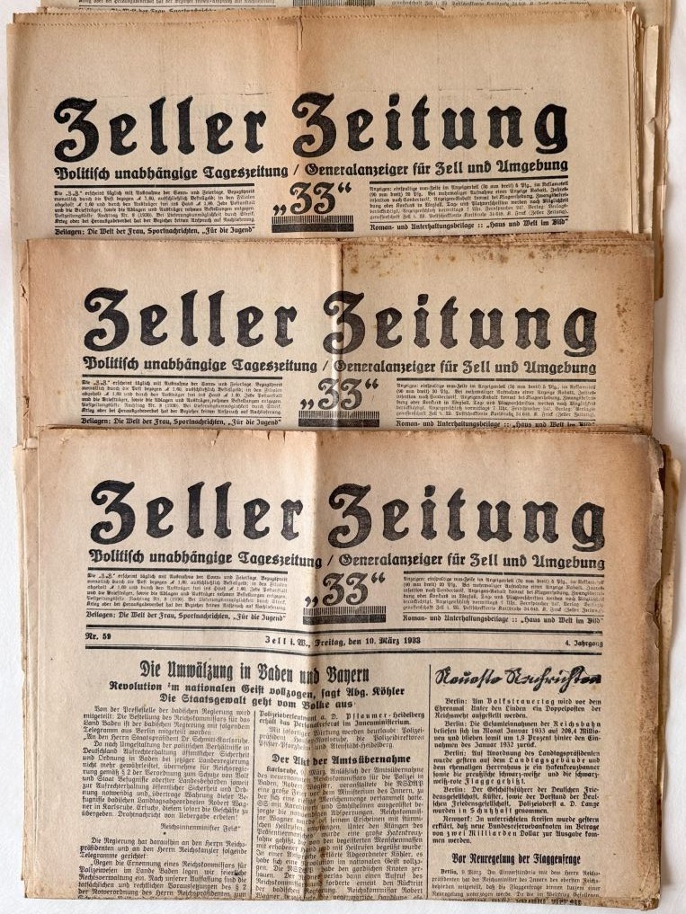 Zeller Zeitung - Politisch unabhängige Tageszeitung / Generalanzeiger für Zell und Umgebung